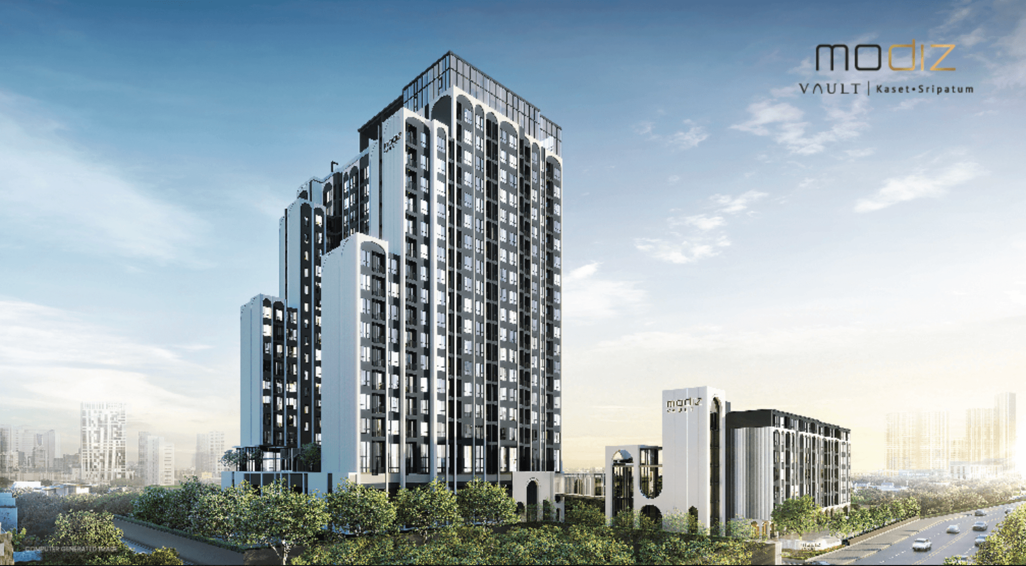 Modiz Vault Kaset Sripatum - Bangkok condo exterior and facilities