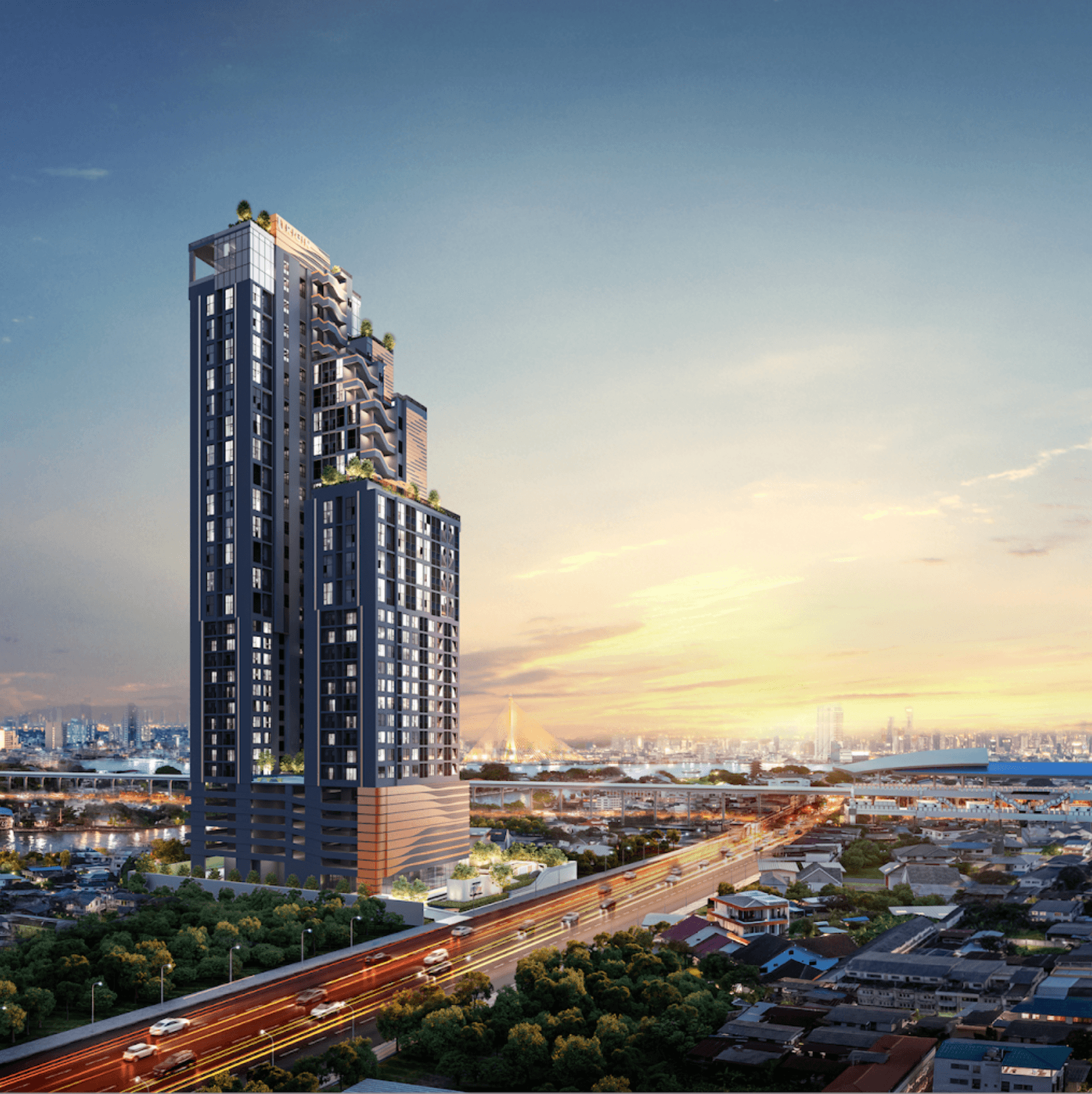 Origin Play Bangkhunnon Triple Station - Bangkok condo exterior and facilities