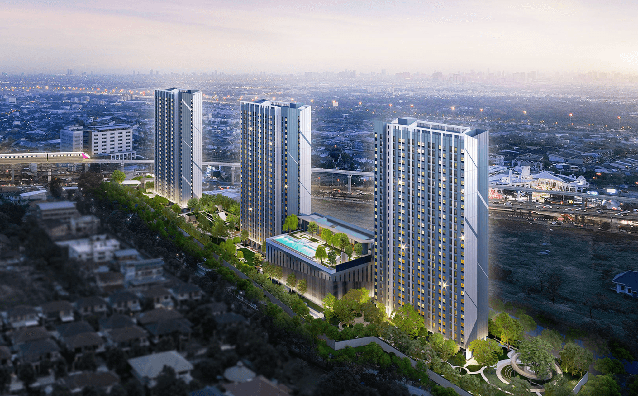 Park 168 Nopparat Ramindra - Bangkok condo exterior and facilities