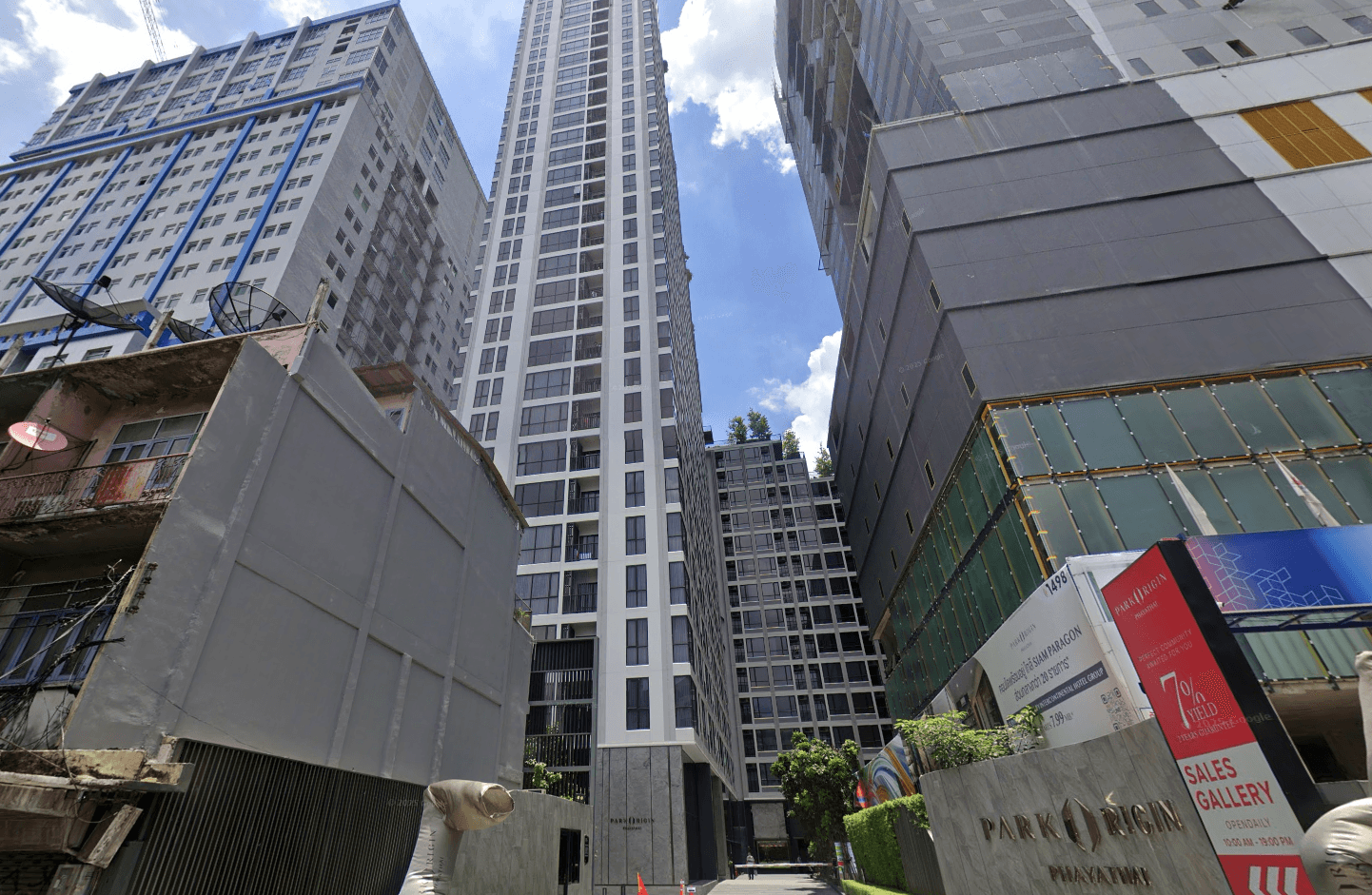 Park Origin Phayathai - Bangkok condo exterior and facilities