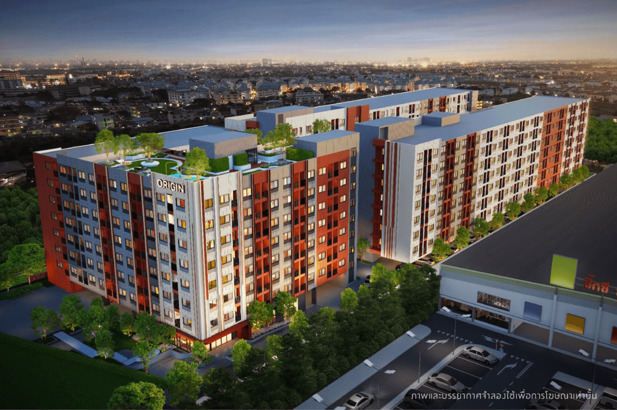 The Origin Setthabut Station - Bangkok condo exterior and facilities